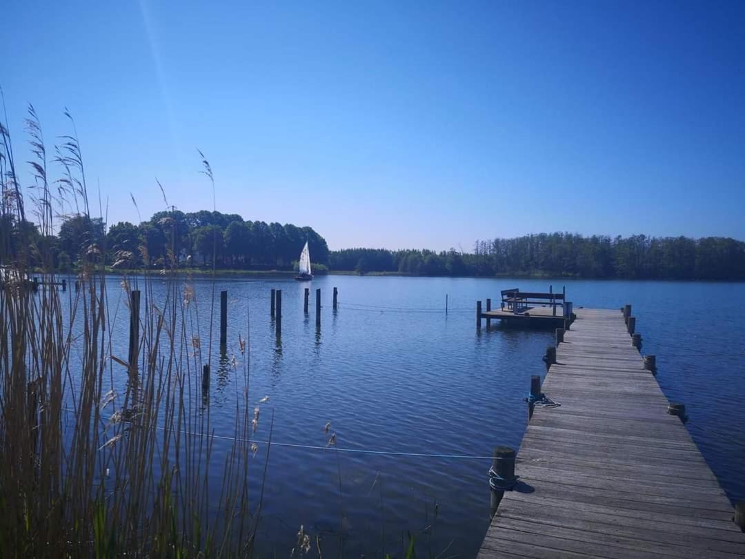 Fewo In Bosau Am Ploener See Mit Eigenem Bootssteg App 12 Exterior foto